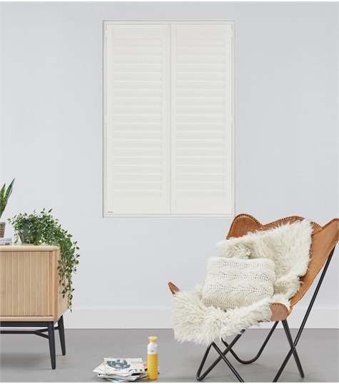 Shutter Bright Wood 76mm (Silk White 3)