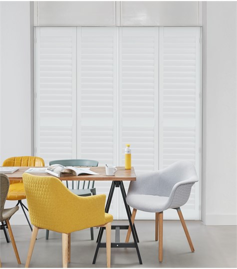 Shutter Bright Wood 76mm (Aura White BW076 76)