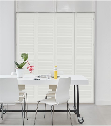 Shutter Bright Wood 76mm (TS White BW090 90)