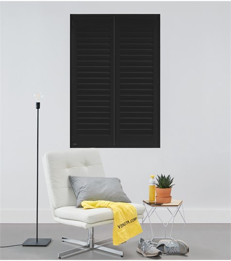 Shutter Bright Wood 76mm (Classic Black 836)