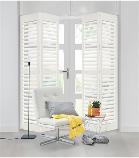 Witte Shutter 76mm