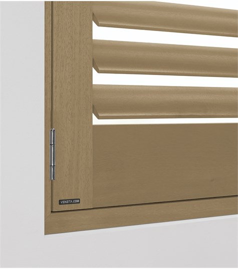Grijze Shutter 76mm (Rustic Gray NW108 108)