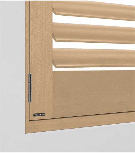 Bruine Shutter 76mm (Taupe NW114 114)