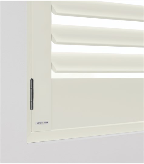 Witte Shutter 76mm (Dove NW602 602)