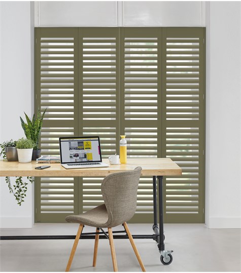 Groene Shutter 76mm Op Maat (Turtle Green NW608 608)