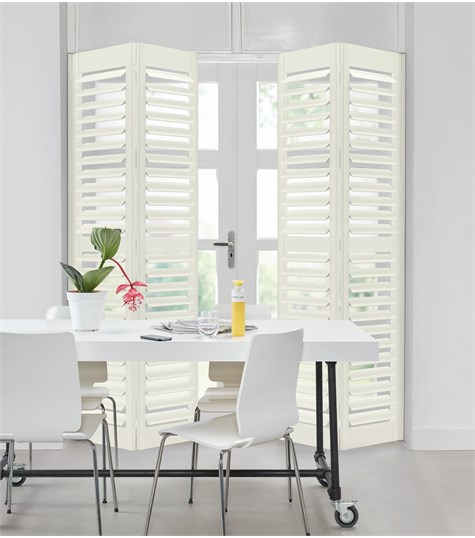 Witte Shutter Bright Wood 89mm