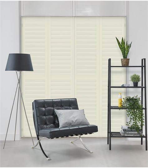 Shutter Bright Wood 89mm (Creamy BW009 9)