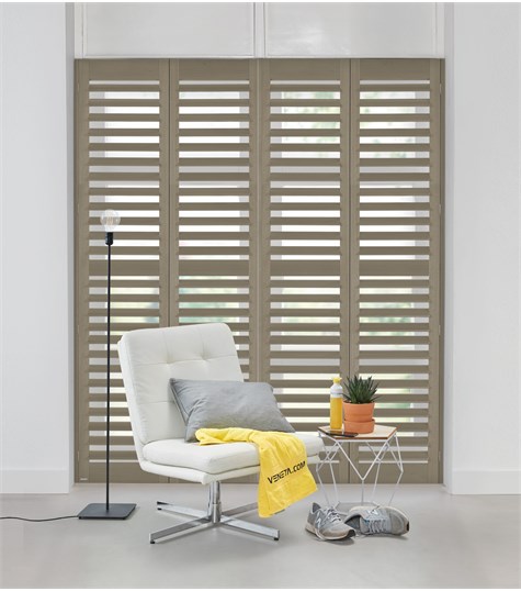 Grijze Shutter 89mm Op Maat (Weathered Gray NW1114 1114)