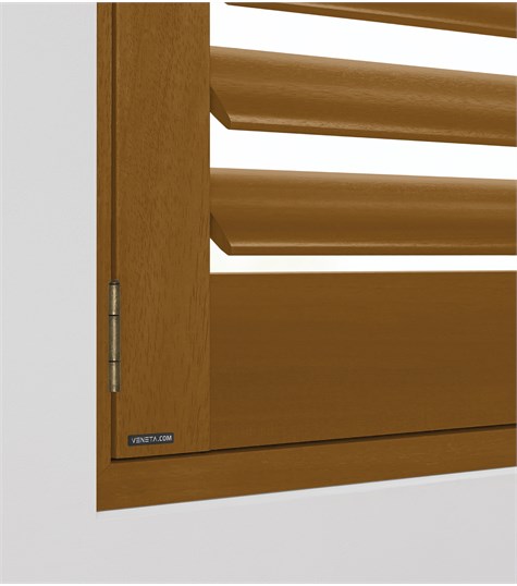 Bruine Shutter 89mm (Old Teak NW230 230)