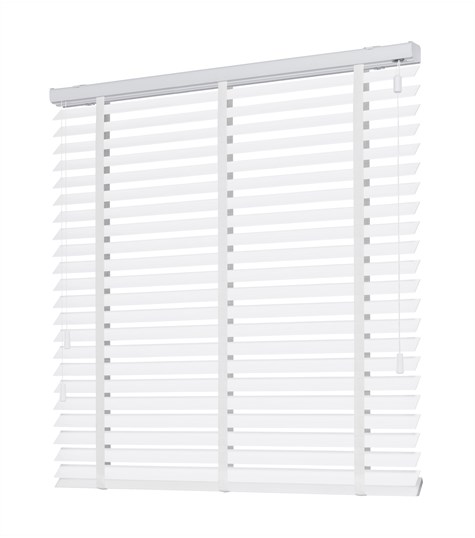 Witte Houten Jaloezie Essentials Ladderband 50mm