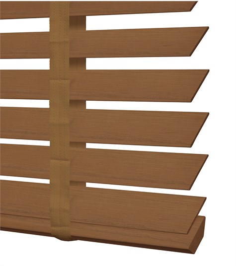 Bruine Houten Jaloezie Essentials Ladderband 50mm (Goud Eiken ND204)