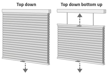 Plisse up down Plisse up down