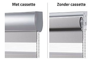 Zijdelings Eerlijkheid Appartement Bruin Duo Rolgordijn Semi-transparant Op Maat (Taupe VL-DT3664) | Veneta .com®