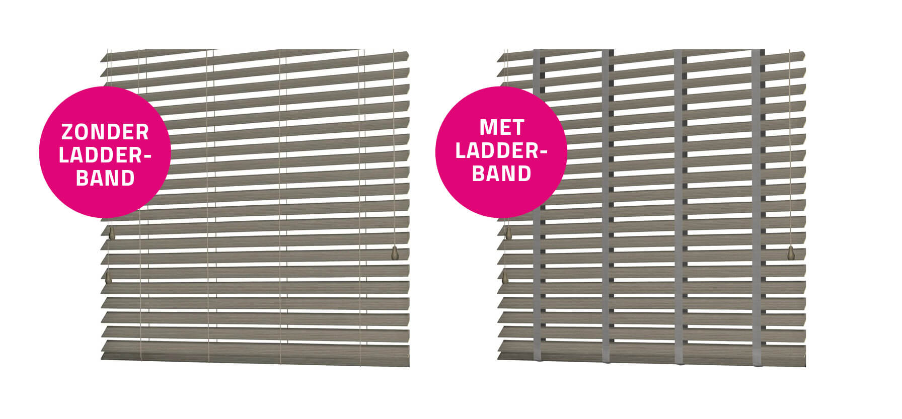 Ladderbanden voor een luxe uitstraling