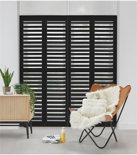 Woodlore Plus zwarte shutter