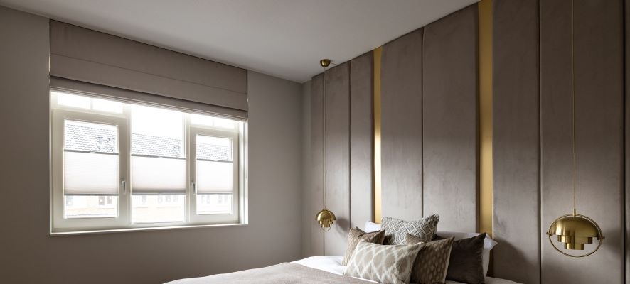 Vouwgordijnen voor grote ramen