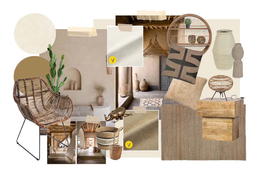 Moodboard Marrakesh stijl