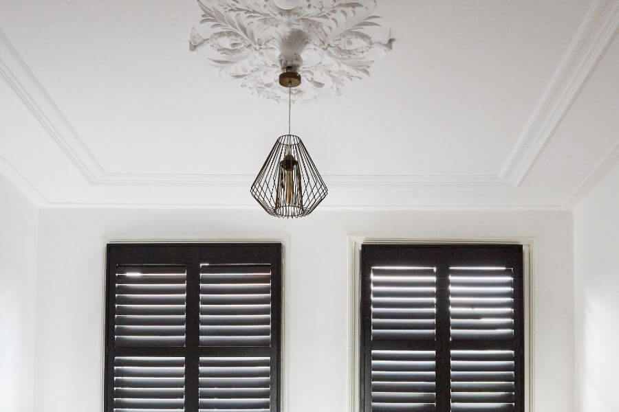 Klassiek interieur met shutters